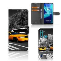 Motorola G8 Power Lite | Flip Cover | New York Taxi - thumbnail