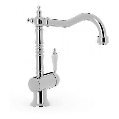Keukenkraan Tres Clasic | Opbouw | 360° Draaibaar | Mengkraan | 1-hendel | Vintage | Chroom Keukenkraan Tres Clasic | Opbouw | 360° Draaibaar | Mengkraan | 1-hendel | Vintage | Chroom