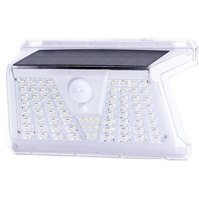 LED Buitenlamp op Zonne-energie met Bewegingssensor - Waterdicht - 2.4W - 6500K