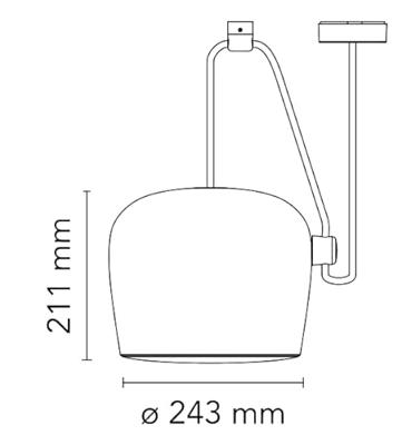Flos Aim Hanglamp - Zwart Flos Aim Hanglamp - Zwart
