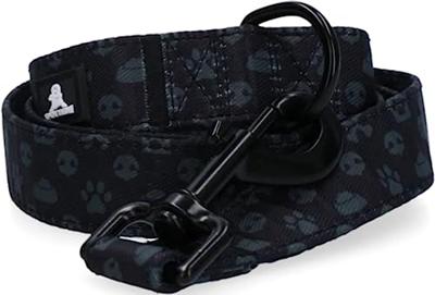 Spotted! Pro Dog Leash Huisdierriem met musketonsluiting, extra D-ring, weerbestendig en waterdicht, 120 cm, antraciet