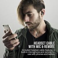 MEE audio M6 PRO In Ear oordopjes Kabel Zwart Headset, Bestand tegen zweet - thumbnail