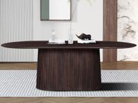 Eettafel MIGADON 230 cm donkerbruin - thumbnail