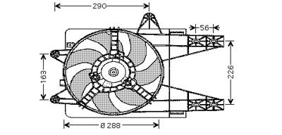 Koelventilator Compleet 1.1 (55) 1754748 Koelventilator Compleet 1.1 (55) 1754748