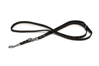 Beeztees - Hondenriem - Leer - Zwart - 200x12 cm - thumbnail