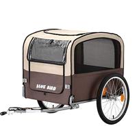 BLUE BIRD fiets-hondenkar dog trailer 20" brown/beige - thumbnail
