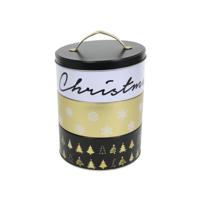 Opbergblik kerst 3-laags Ø16,7x22/24,5cm - thumbnail