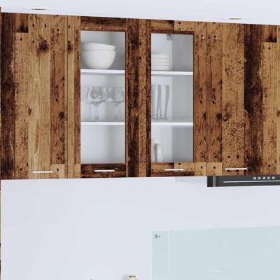 Hangkast met plank Riga Oud Hout 80 x 31 x 80 cm Bewerkt hout Hangkast met plank Riga Oud Hout 80 x 31 x 80 cm Bewerkt hout