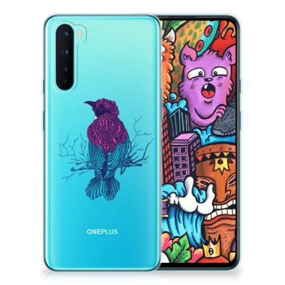 OnePlus Nord Telefoonhoesje met Naam Merel OnePlus Nord Telefoonhoesje met Naam Merel