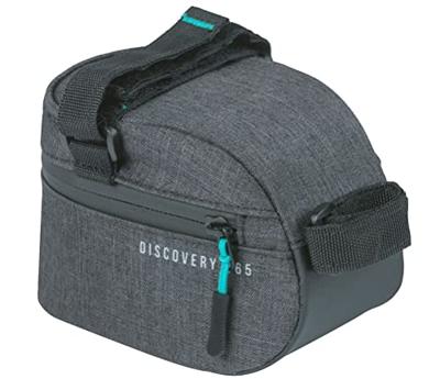 Basil city dubbele fietstas mik, zwart