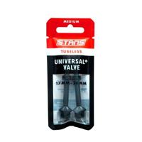 STANS Stan&apos;s tubeless universal+ valves - medium - black - thumbnail