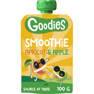 Goodies Knijpfruit Smoothie Abrikoos & Appel 100 g bij Jumbo