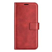 Lunso - Samsung Galaxy S23 Ultra - cover bookcase hoes - Rood - thumbnail