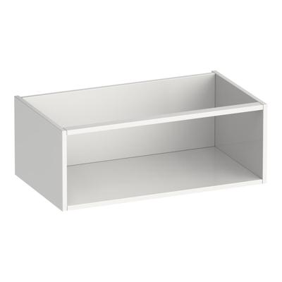 Brauer Flourish - Bijkast - 80 cm - met 1 Opbergvak - Hoogglans Wit