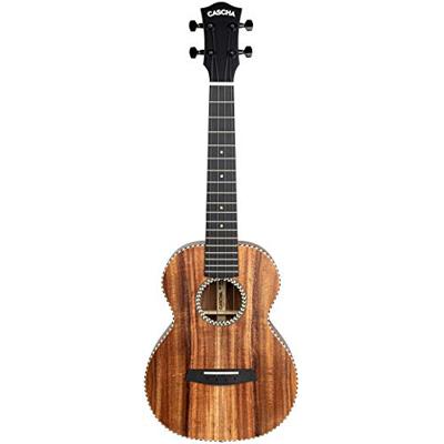 Cascha HH 2311 all solid acacia tenor ukelele - thumbnail