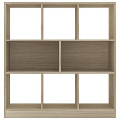 Boekenkast 97,5x29,5x100 cm spaanplaat sonoma eikenkleur