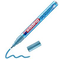 Paintmarker edding 751 oliebasis 1-2mm mtl blauw - thumbnail