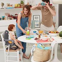 CHICCO Pocket Snack Table Elevator donkergrijs - thumbnail