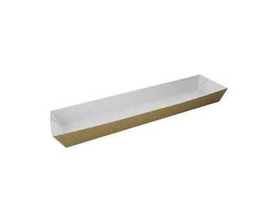 Depa Sandwich bakje bruin karton 25x6x2.5cm (250 stuks)