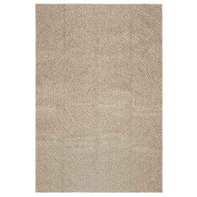 VidaXL Vloerkleed zizur beige binnen en buiten 140x200 cm jute look - thumbnail