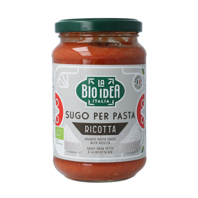 Pastasaus ricotta bio 340 Gram Pastasaus ricotta bio 340 Gram