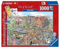 Ravensburger Puzzel Fleroux Amsterdam 1000 Stukjes - thumbnail