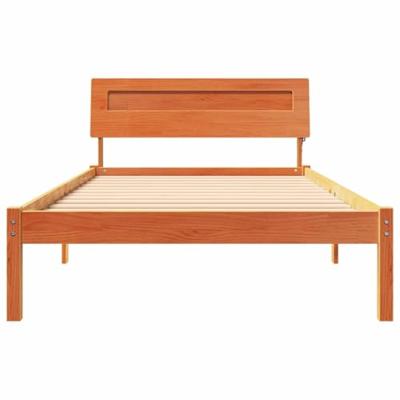 Bedframe Wasbruin 90 x 200 cm Massief grenenhout
