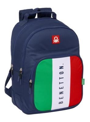 Schoolrugzak Benetton Flag Marineblauw 32 x 42 x 15 cm