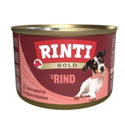 RINTI Gold rund; natvoer voor honden, 12 x 185 g, voor kleine honden, zonder granen, zonder koolhydraten