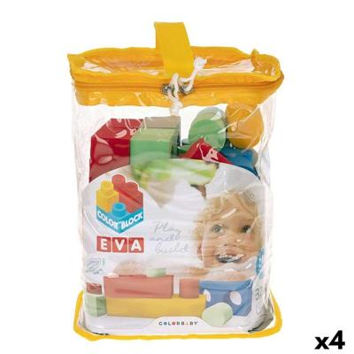 Bouwstenen Color Block 32 Onderdelen EVA (4 Stuks)