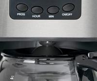 Clatronic ES 3643 Espressomachine met filterhouder Zwart, RVS 850 W Met kopverwarmer, Met melkopschuimer - thumbnail