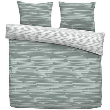 Dekbedovertrek Arthur - groen - 240x220 cm - Leen Bakker