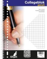 Collegeblok A4 ruit 10mm 23r 5 stuks - thumbnail