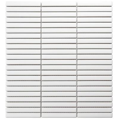 Mozaiek Sevilla Kit-Kat mini&apos;s Wit 1,2x9,2