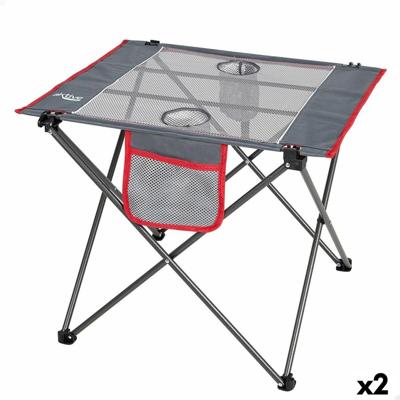 Vouwtafel Aktive Camping Grijs 62 x 50 x 50 cm (2 Stuks) Vouwtafel Aktive Camping Grijs 62 x 50 x 50 cm (2 Stuks)