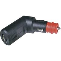 ProCar Winkelbarer Doppel USB-C/A Ladestecker 12 V/5V Haakse dubbele USB-C®/A laadstekker 12 V/5 V. Stroombelasting (max.): 3.6 A 12 V - thumbnail