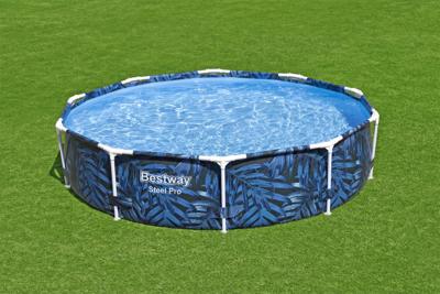 BESTWAY Bovengrondse Tubular Pool - Steel Pro - 305 x 66 cm - Rond