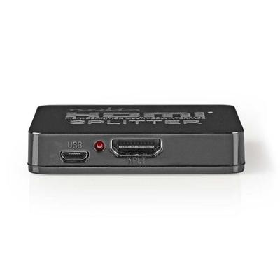 2-poorts | HDMI-Splitter | Zwart