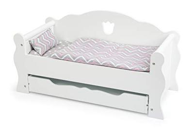 Small Foot - houten poppenbed met lade en beddengoed, 4dlg.