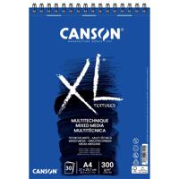 Mixed mediapapier canson xl textured 300gr a4 wit | 5 stuks - thumbnail