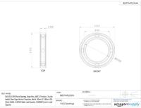 FAG 6018-2rsr Radiaal lager, enkele rij, Abec 1, dubbele precisie verzegeld, stalen kooi afgave, normaal, metrisch, 90 mm ID, 140 mm OD, 24 mm breed, 11200lbf Statische draagkracht, dynamisch 13200lbf - thumbnail