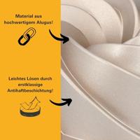 Birkmann Tulband / Bakvorm - Contoura Novel - Gietaluminium - ø 23 cm - thumbnail