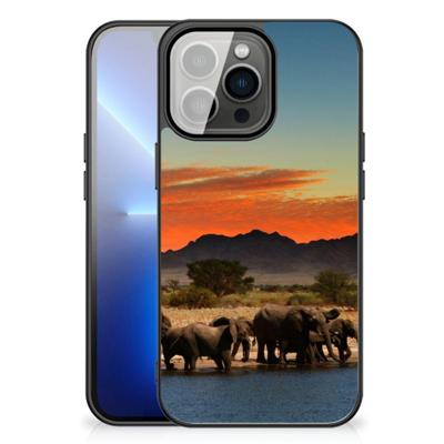iPhone 13 Pro Max Dierenprint Telefoonhoesje Olifanten