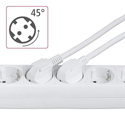 Hama STEKKERDOOS 6-VOUDIG MET SCHAKELAAR 5 METER Desktop accessoire Wit - thumbnail