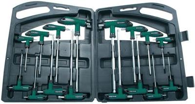 Brüder Mannesmann t-greep set inbus/torx 16dlg (hobby) - 18190 Brüder Mannesmann t-greep set inbus/torx 16dlg (hobby) - 18190