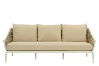 Apple Bee | Loungebank Milou 3-zits | Oyster - thumbnail