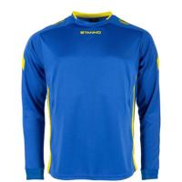 Stanno 411003 Drive Match Shirt LS - Royal-Yellow - XXXL - thumbnail