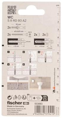 Fischer 553883 Assortiment bevestigingen Inhoud 2 stuk(s) Fischer 553883 Assortiment bevestigingen Inhoud 2 stuk(s)
