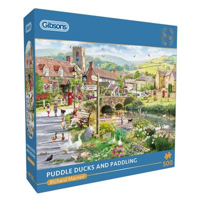 Puddle Ducks & Paddling Puzzel 500 Stukjes Puddle Ducks & Paddling Puzzel 500 Stukjes
