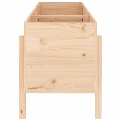 Plantenbak verhoogd 160x50x57 cm massief grenenhout Plantenbak verhoogd 160x50x57 cm massief grenenhout